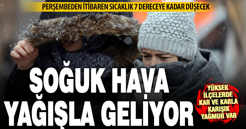 Denizli’de bu hafta yağmurla birlikte soğuk hava etkili olacak