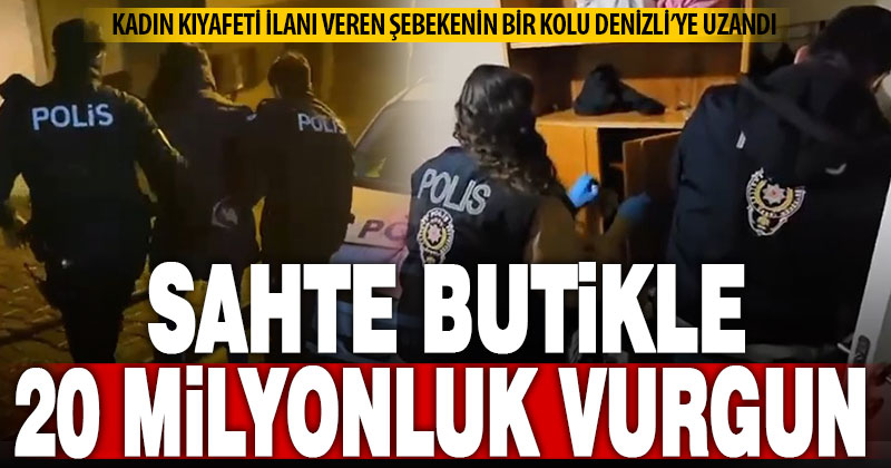İnternetteki sahte butikle dolandırıcılık yapan şebeke çökertildi