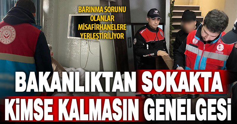 Barınma sorunu olan yurttaşlar misafirhanelere yerleştiriliyor