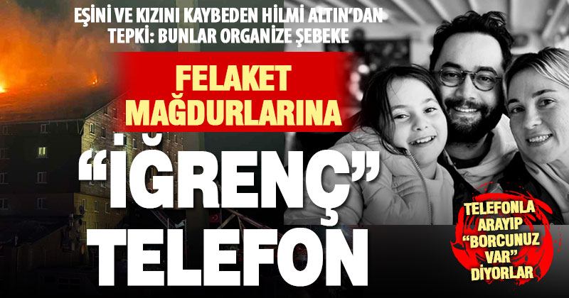 Bolu’daki yangın mağdurlarına “iğrenç” aramalar