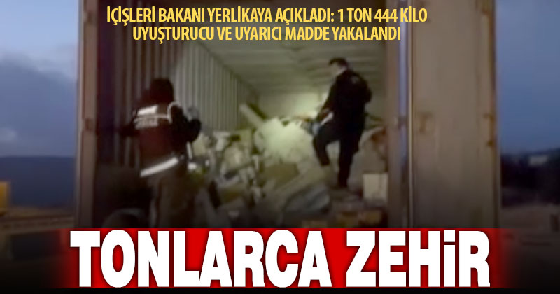 Denizli’nin de dahil olduğu operasyonda 1,5 tona yakın uyuşturucu ve uyarıcı madde ele geçirildi
