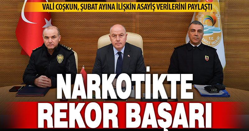 Denizli’de Şubat ayı narkotik operasyonları rekor olarak kayıtlara geçti