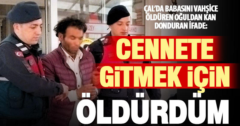 Yemek ve ilacını getirirken kurduğu pusu ile babasını öldüren oğul tutuklandı