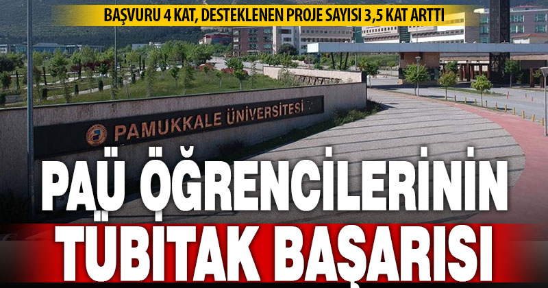 PAÜ’lü öğrencilerin TÜBİTAK projeleri yükselişe geçti