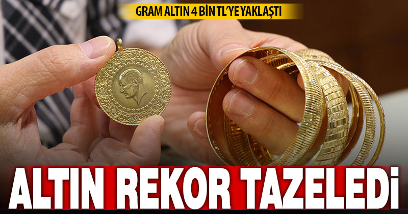 Altın rekor tazeledi