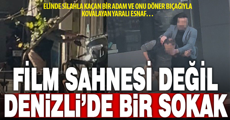 Denizli’de silahlı döner bıçaklı kavga