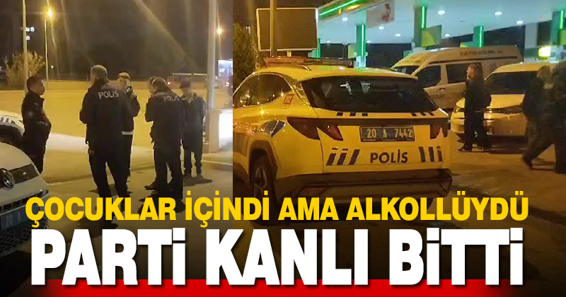 Sosyal medyadan duyurulan alkollü çocuk partisinde başlayan kavga kanlı bitti
