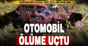 Acıpayam’da şarampole uçan otomobildeki 2 genç öldü, biri yaralandı