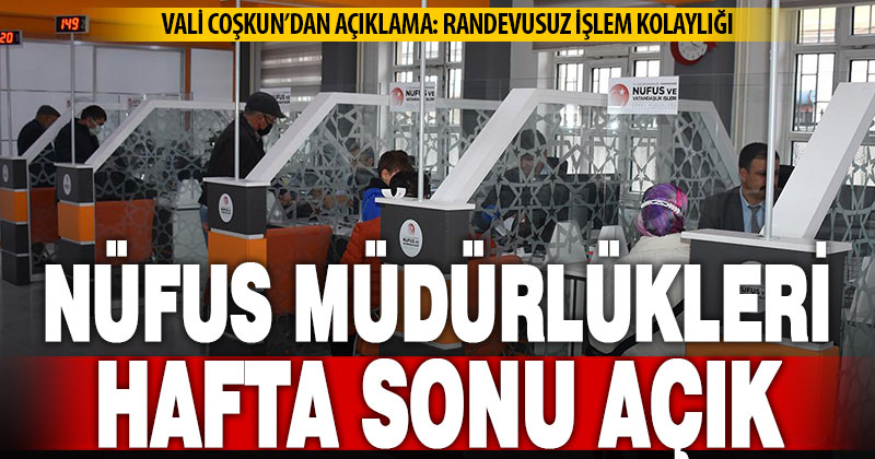 YKS’ye girecek öğrenciler için nüfus müdürlükleri hafta sonu açık olacak