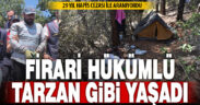Öldürdüğü hayvanların derisinden elbise yapıp 7 ay ormanda saklanan hükümlü yakalandı