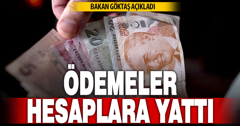 Bakan Göktaş: “Toplam 5,3 milyar lira Evde Bakım Yardımı’nı hesaplara yatırdık”