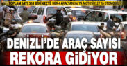 Denizli’de araç sayısı rekoru: Kent yollarında otomobil ve motosiklet öne çıkıyor!