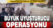 Denizli dahil birçok ilde uyuşturucu operasyonlarında bin 933 şüpheli yakalandı