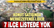 Denizli’de Konut Satışları: 7 ilçede sıfır satış