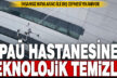 14 katlı hastane binası insansız hava aracı ile yıkandı