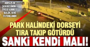 Park halindeki çalınan dorse bir ay süren takiple bulundu