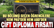 PAÜ’ye kayıt olan öğrenciye ABD’den çifte diploma fırsatı
