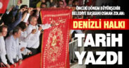 Önceki Dönem Büyükşehir Belediye Başkanı Osman Zolan: Denizli halkı tarih yazdı