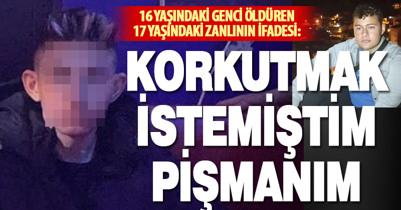 16 yaşındaki İş arkadaşını öldüren 17 yaşındaki genç: “Korkutmak amacıyla bıçak salladım”