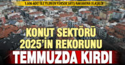 Denizli’de temmuzda yılın en yüksek konut satış sayısına ulaşıldı: Bin 606 konut satıldı