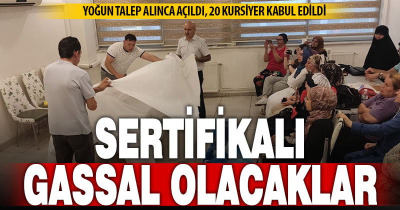 Denizli’nin yeni gassallarına uygulamalı eğitim verildi