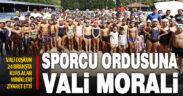 Vali Coşkun minik sporcularla bir araya geldi