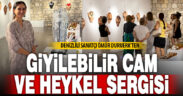 Denizlili cam sanatçısı Ömür Duruerk, ikinci kişisel sergisini Urla’da açtı