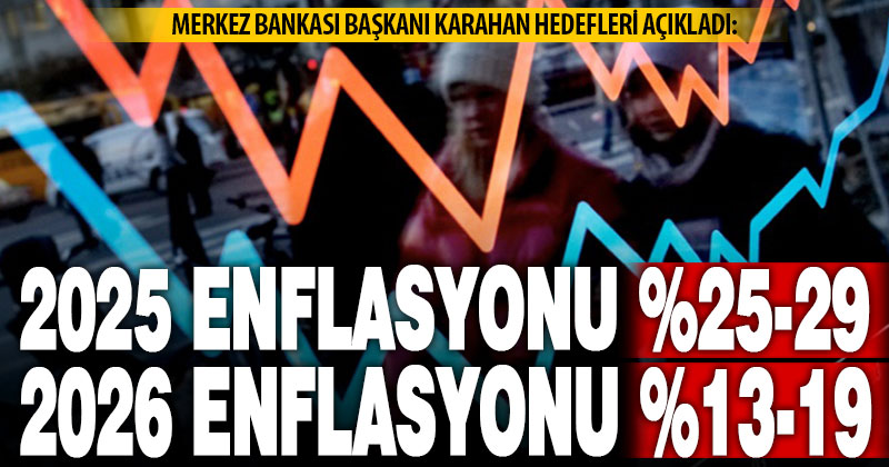 Merkez Bankası Başkanı Karahan enflasyon beklentilerini paylaştı: 2025 sonunda yüzde 25-29