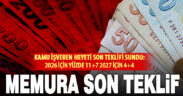 Kamu İşveren Heyeti son teklifini sundu