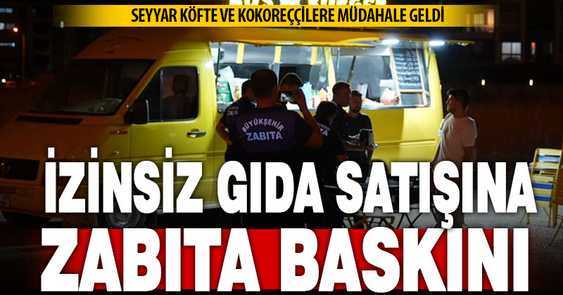 Zabıtadan seyyar satıcılara müdahale