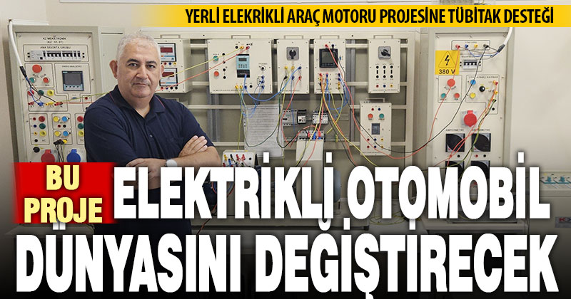 Elektrikli araç motorlarında mıknatıs bağımlılığını ortadan kaldıracak projeye TÜBİTAK desteği