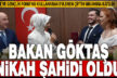 Bakan Göktaş, Aile ve Gençlik Fonu kullanan çiftin mutluluğuna ortak oldu