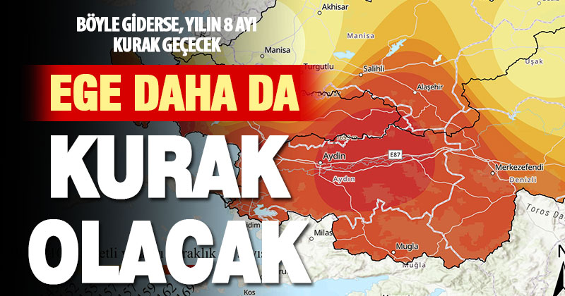 İklim değişikliği en çok Ege’yi vuruyor: Kurak ay sayısı yüzde 40 artabilir