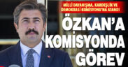 Denizli Milletvekili Cahit Özkan komisyonda görevde