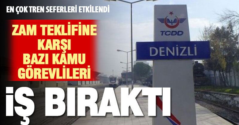Kamu görevlilerinden Toplu Sözleşme çerçevesine iş bırakma eylemi