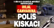 Abartılı egzozlu motosiklet trafikten men edildi, para cezası kesildi