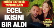 Doğum günü partisinden dönen nişanlı çift ağaca saplanan otomobilde can verdi