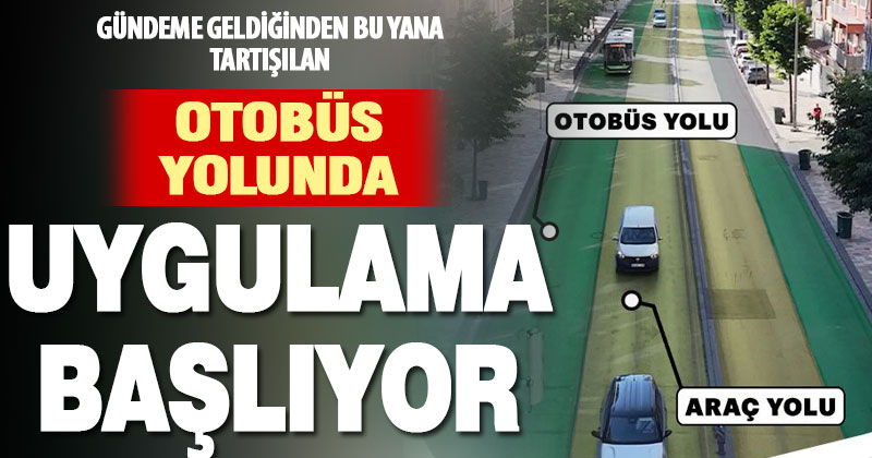 İstiklal Caddesi’nde otobüslere özel şeritli yol uygulaması başlıyor