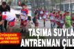 Denizli’de taşıma suyla antrenman çilesi