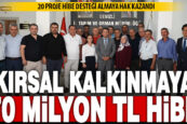 Denizli tarımına 70 milyon TL’lik hibe desteği