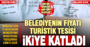 Turistik tesiste 4 bin TL olan hesap, Merkezefendi’nin sosyal tesisinde 8 bin TL geldi