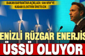 Enerji ve Tabii Kaynaklar Bakanı Bayraktar’dan “Denizli’ye yeni rüzgar santralleri” açıklaması