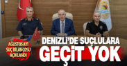 Vali Coşkun, Ağustos ayı asayiş verilerini paylaştı