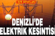 Denizli’de 4 Eylül’de Planlı Elektrik Kesintisi: İşte Saatler ve Mahalleler