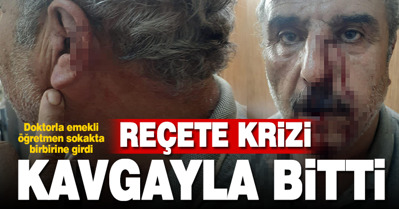 Doktor ile emekli öğretmenin mesai kavgası karakolda bitti